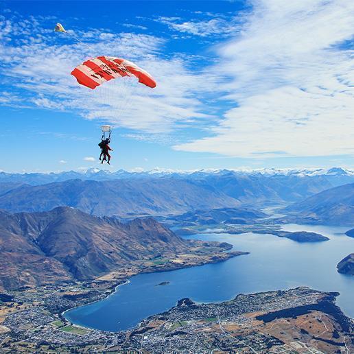 Skydive Wanaka with Queenstown transfer